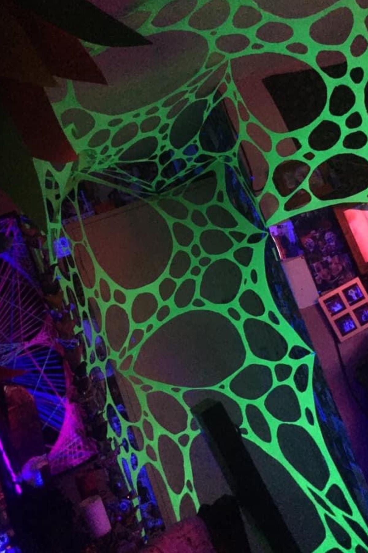 Medium Size All Green UV Stretch Decor Hire Bundle