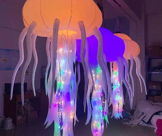 Giant LED Inflatable Jelly-Fish Decorations