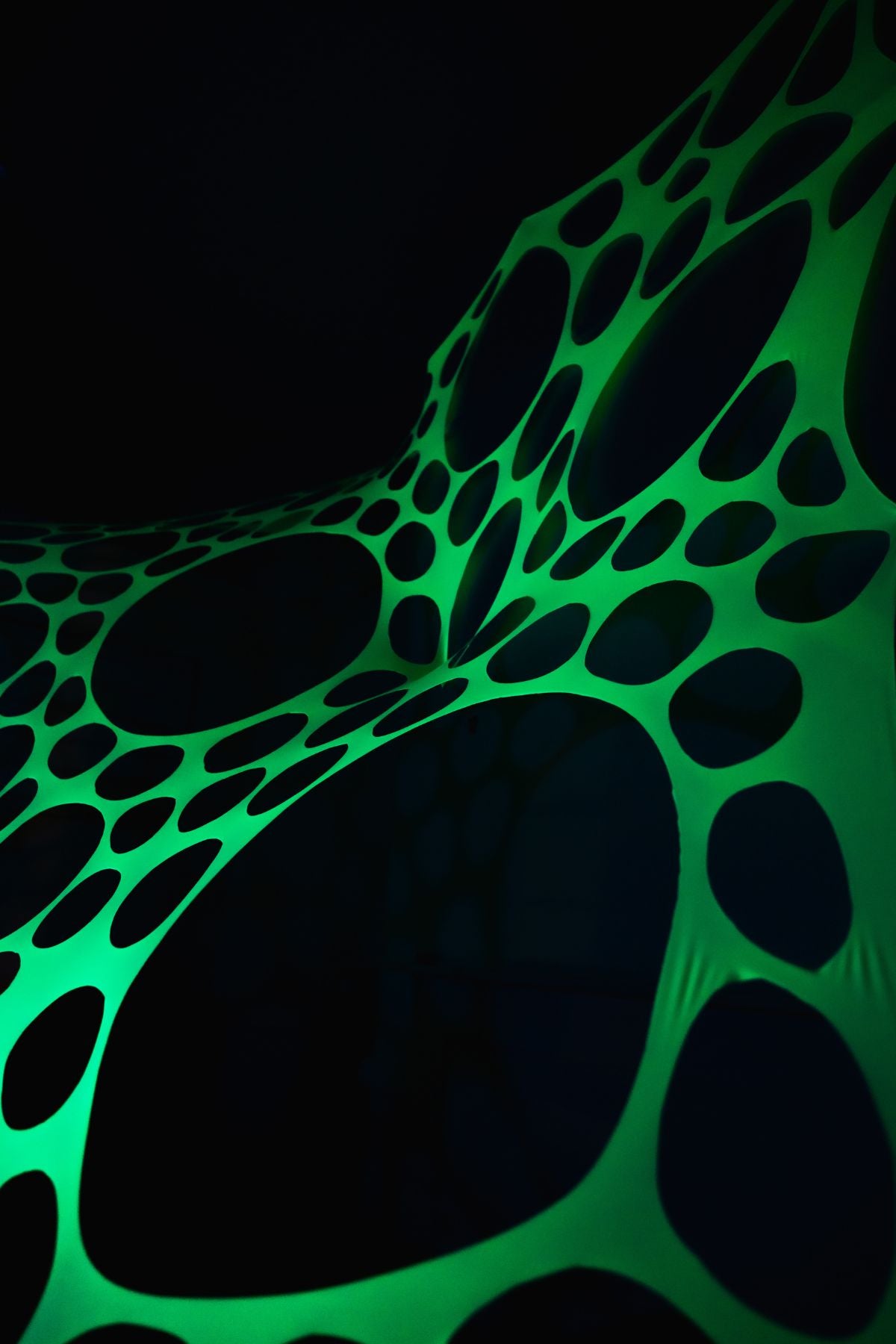 Medium Size All Green UV Stretch Decor Hire Bundle