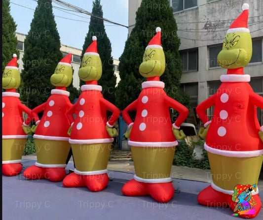 3m 6m Grinch themed party decoration