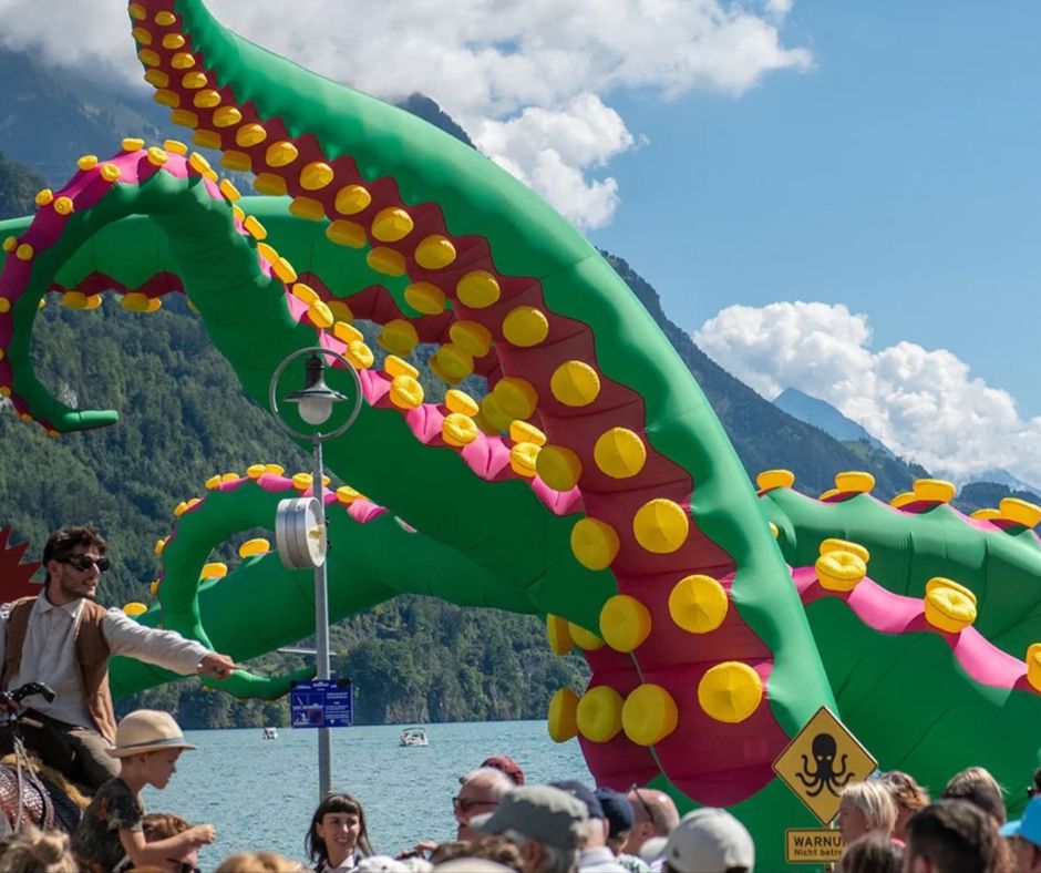 Dive into the Deep with Giant Inflatable Tentacle Decorations: Perfect for Under-the-Sea Parties