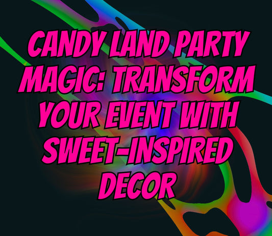 decorations for candy land inspired parties
