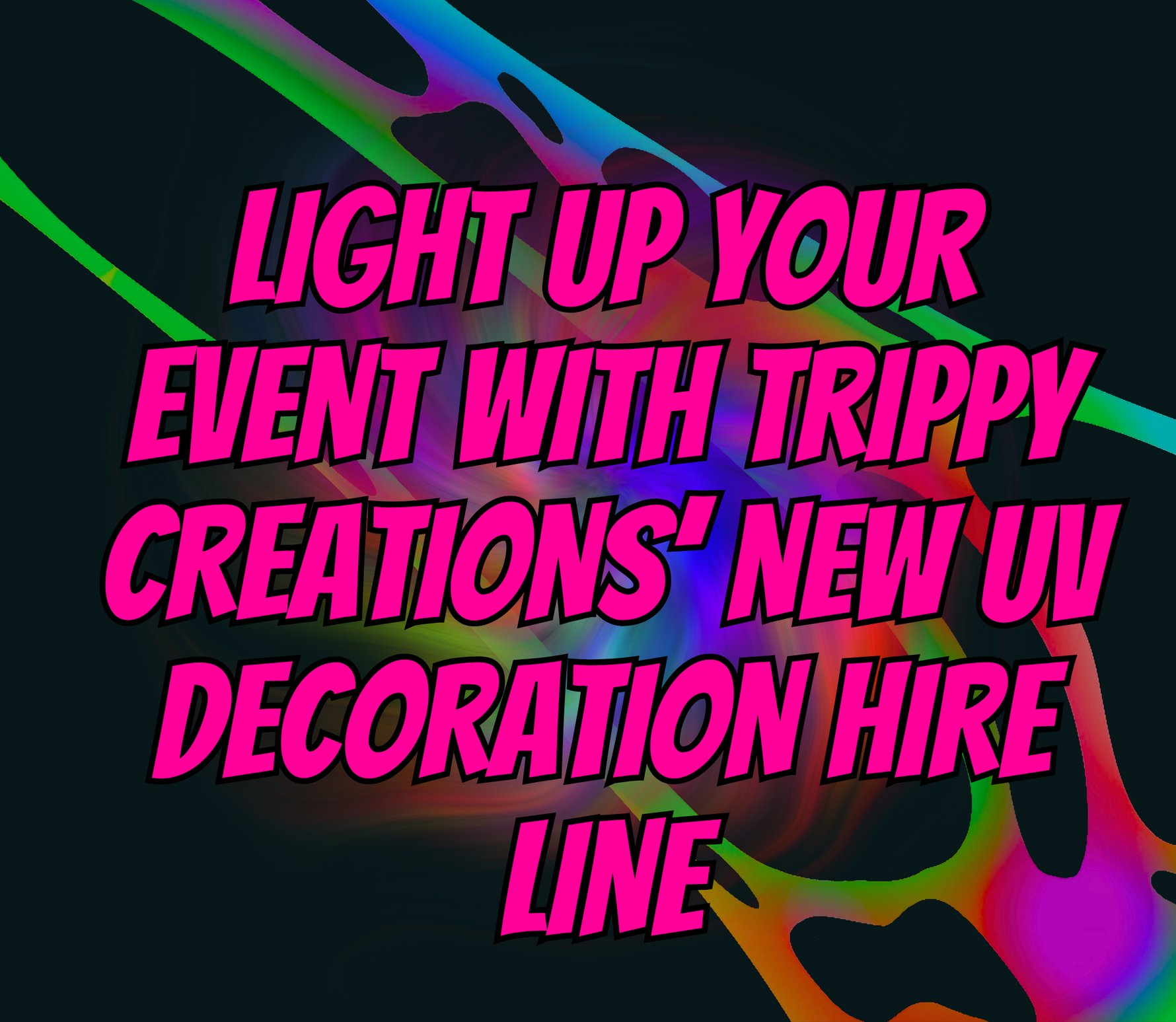 Hire UV-reactive party decorations in the UK for glowing events