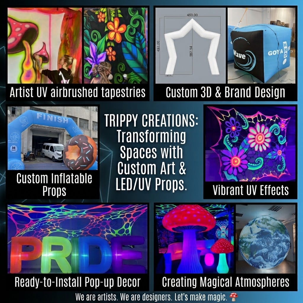 Custom Event Props, Festival Decor & Inflatable Event Installations for Unforgettable Events