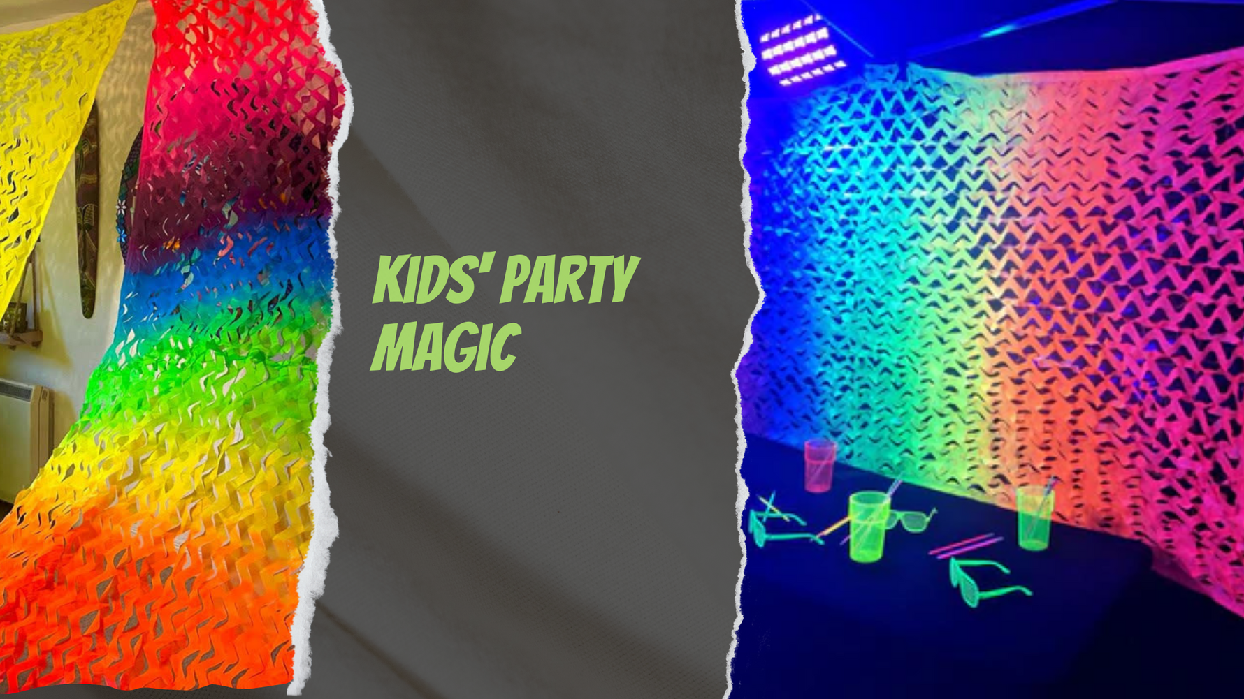 UV Wonders: Transforming Kids' Parties with Glowing Decor!