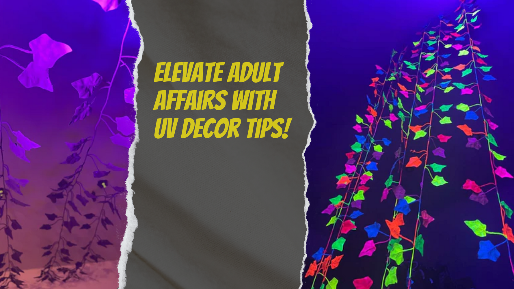 Luminescent Elegance: UV Decor Tips for Sophisticated Adult Affairs