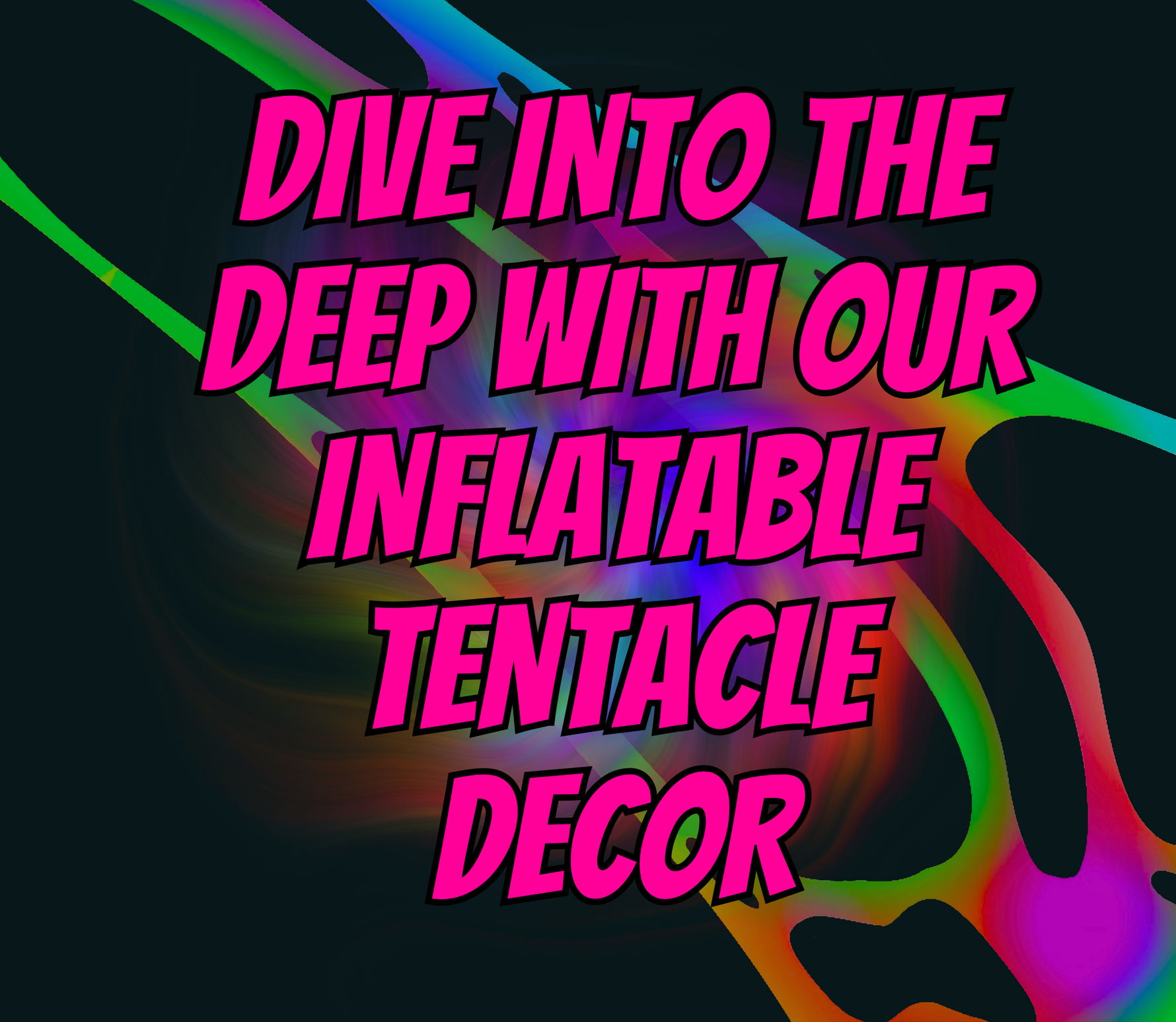 Dive into the Deep with Giant Inflatable Tentacle Decorations: Perfect for Under-the-Sea Parties