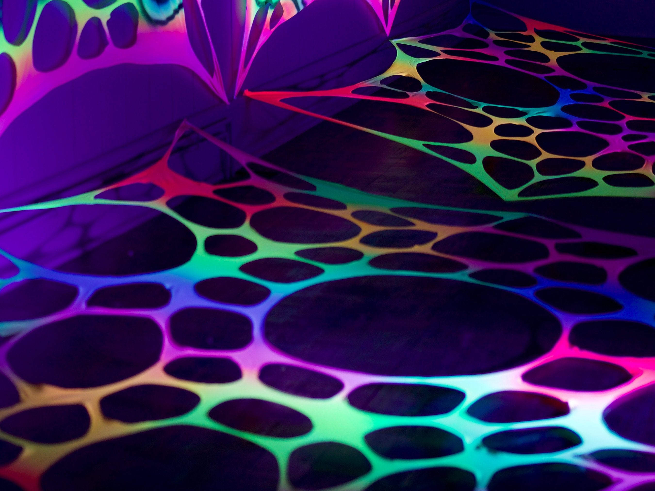 Neon party decorations