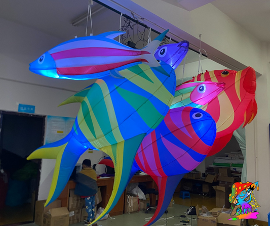 inflatable fish decorations for events