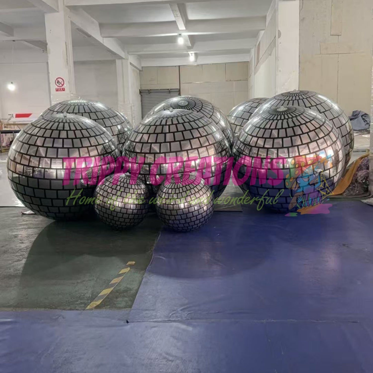 Giant Waterproof Inflatable Disco Balls with Free Pump | Hanging & Pool Party Decor