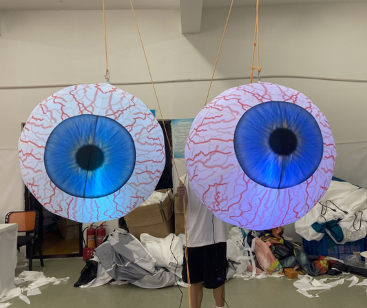 Giant LED Inflatable Eye Ball Event Decorations