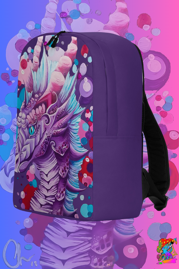 Magical Pink & Purple Dragon Kids' Backpack