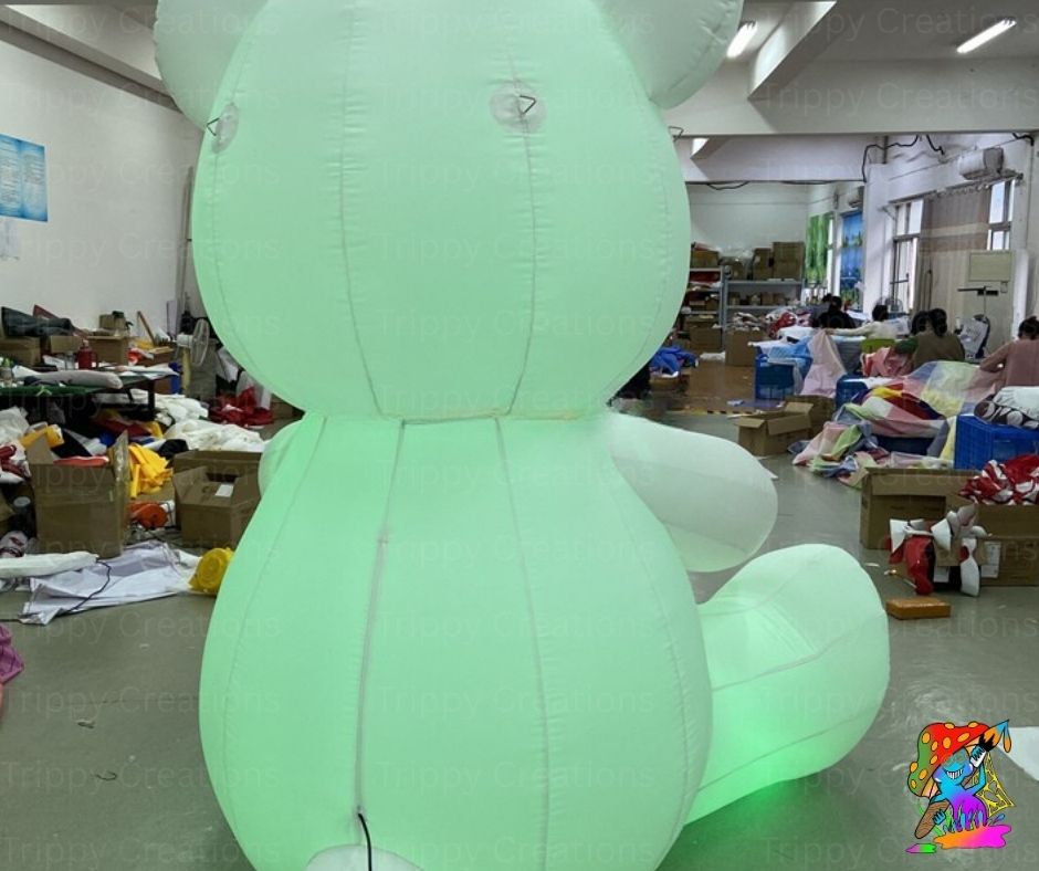 Cute inflatable teddy bear prop for engagement parties