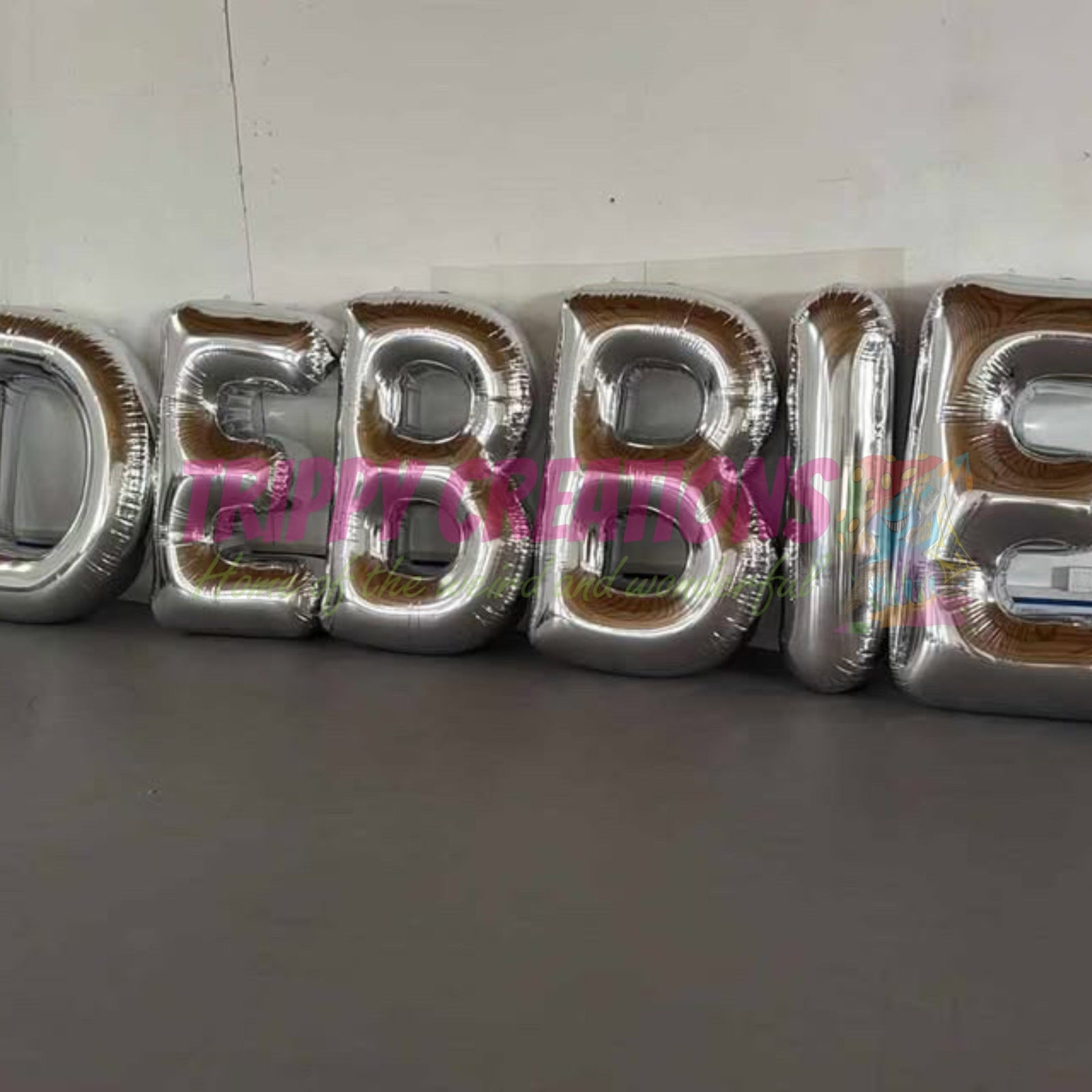 2m inflatable letters with hand pump setup for easy event installation display