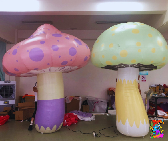 Whimsical LED Inflatable Mushrooms | Multi Choice Styles