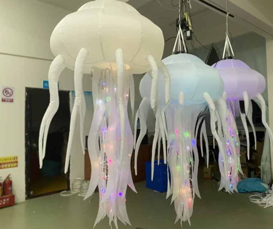 Giant LED Inflatable Jelly-Fish Decorations