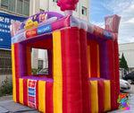 Custom-printed inflatable festival food booth decoration