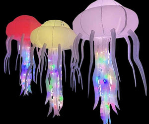 Giant LED Inflatable Jelly-Fish Decorations