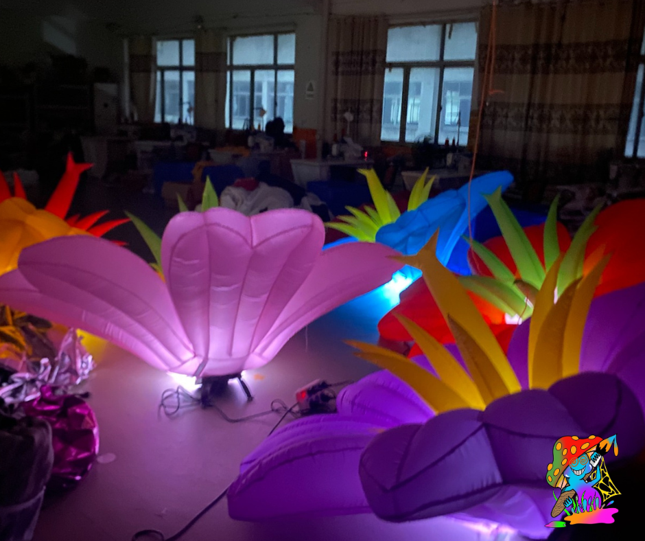 giant Wonderland-inspired inflatables for immersive themed events