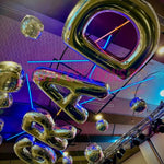 Custom word inflatable signage letters used for weddings and special occasions
