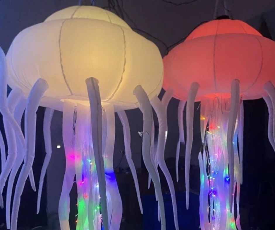 Giant LED Inflatable Jelly-Fish Decorations