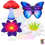 inflatable hanging and floor standing alice in wonderland props