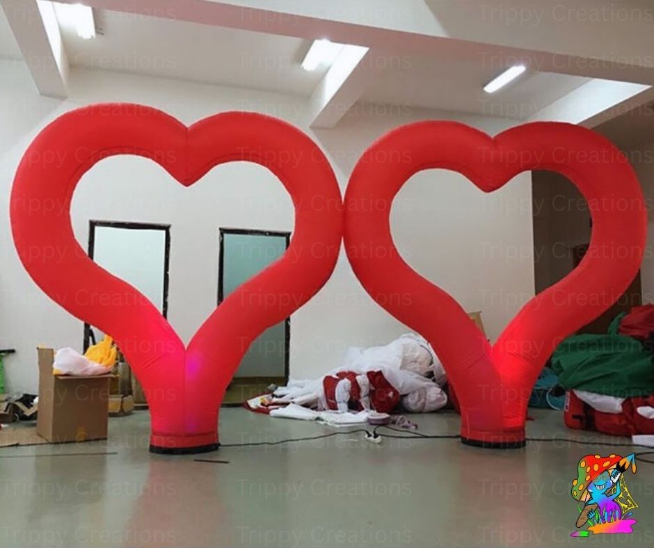 Inflatable Valentine’s Day heart party decoration