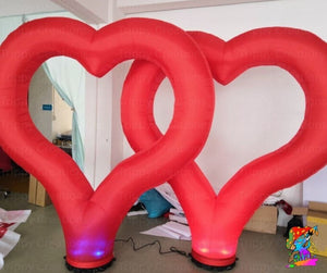 Colourful high-impact Valentine’s Day inflatable