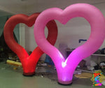 Fun inflatable Valentine’s Day décor in multiple colours