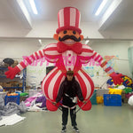 kids entertainment inflatable circus costume with bright colours