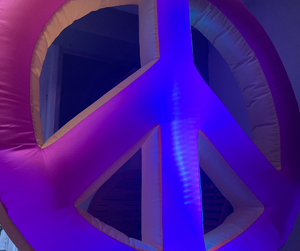 LED Inflatable Peace Sign Party Decoration