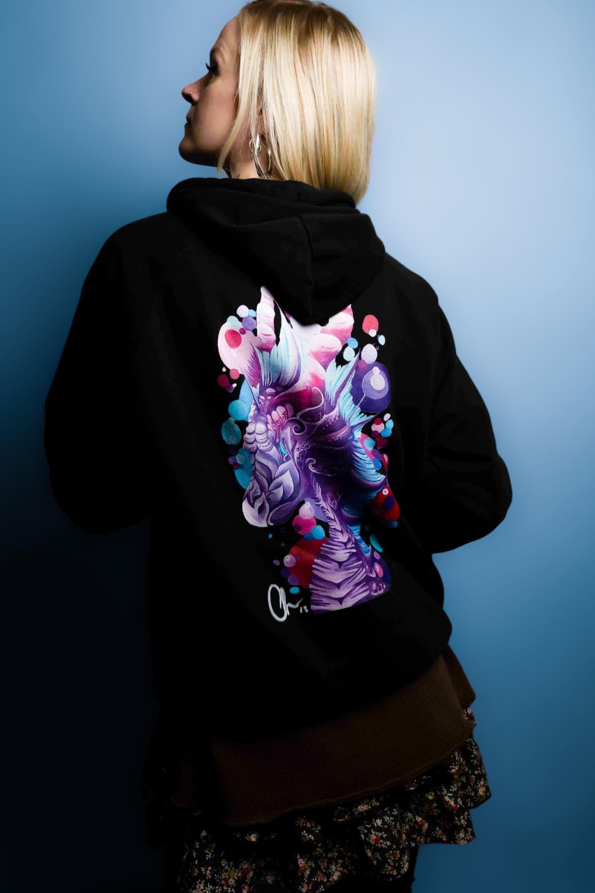 Bubble Gum Dragon Unisex Hoodie