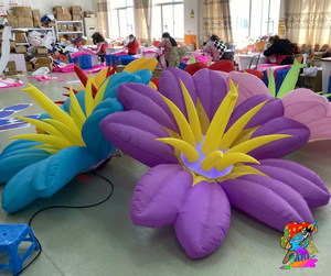 trippy inflatable flower decorations