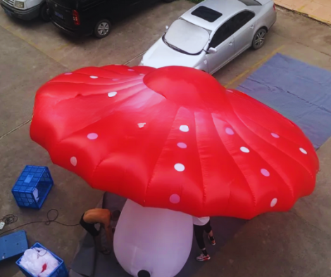 Giant LED Inflatable Mushroom Party Decorations