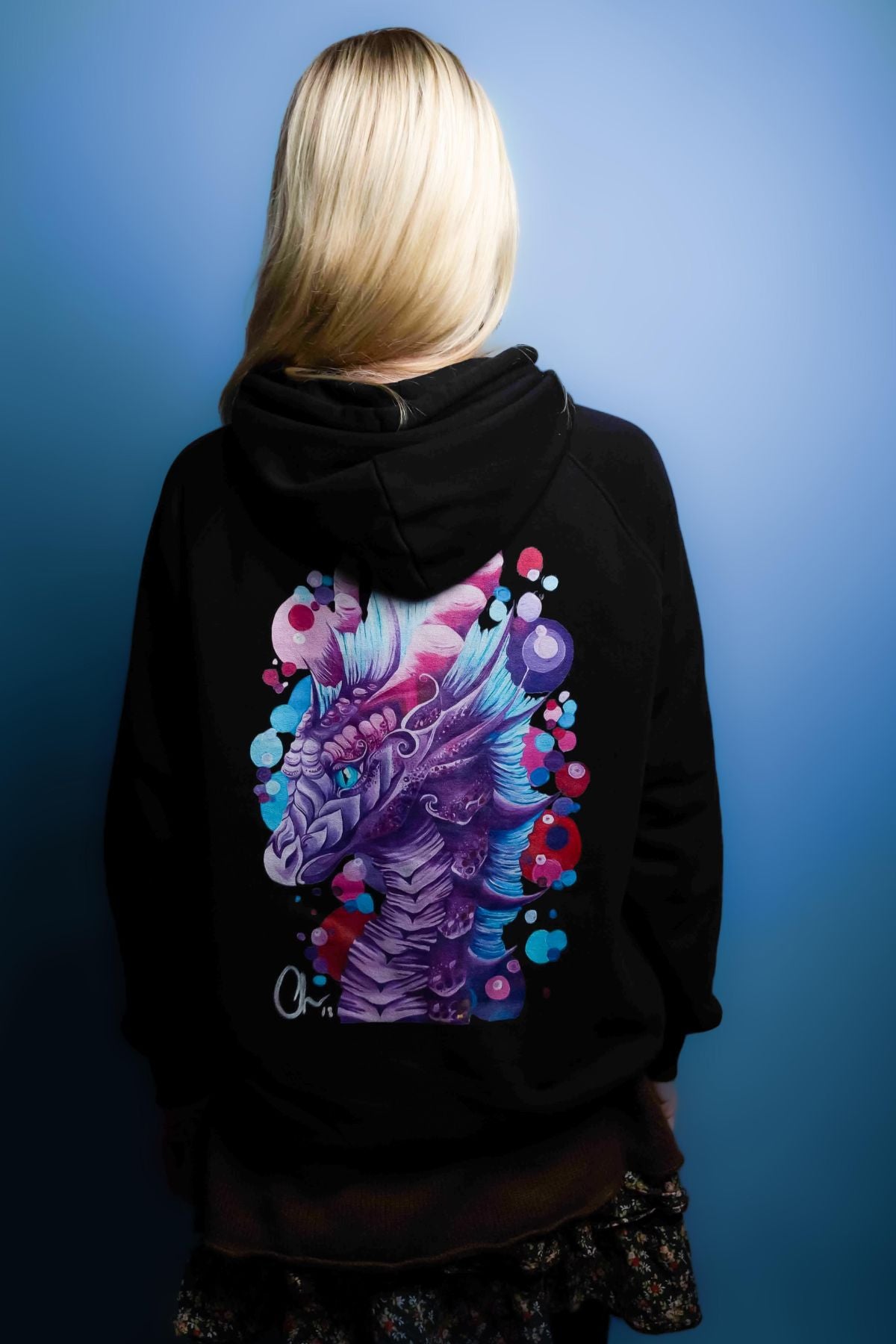 Bubble Gum Dragon Unisex Hoodie