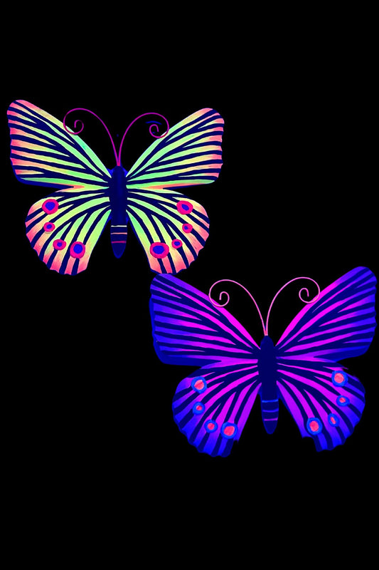 UV-Reactive Butterfly Party And Event Decorations