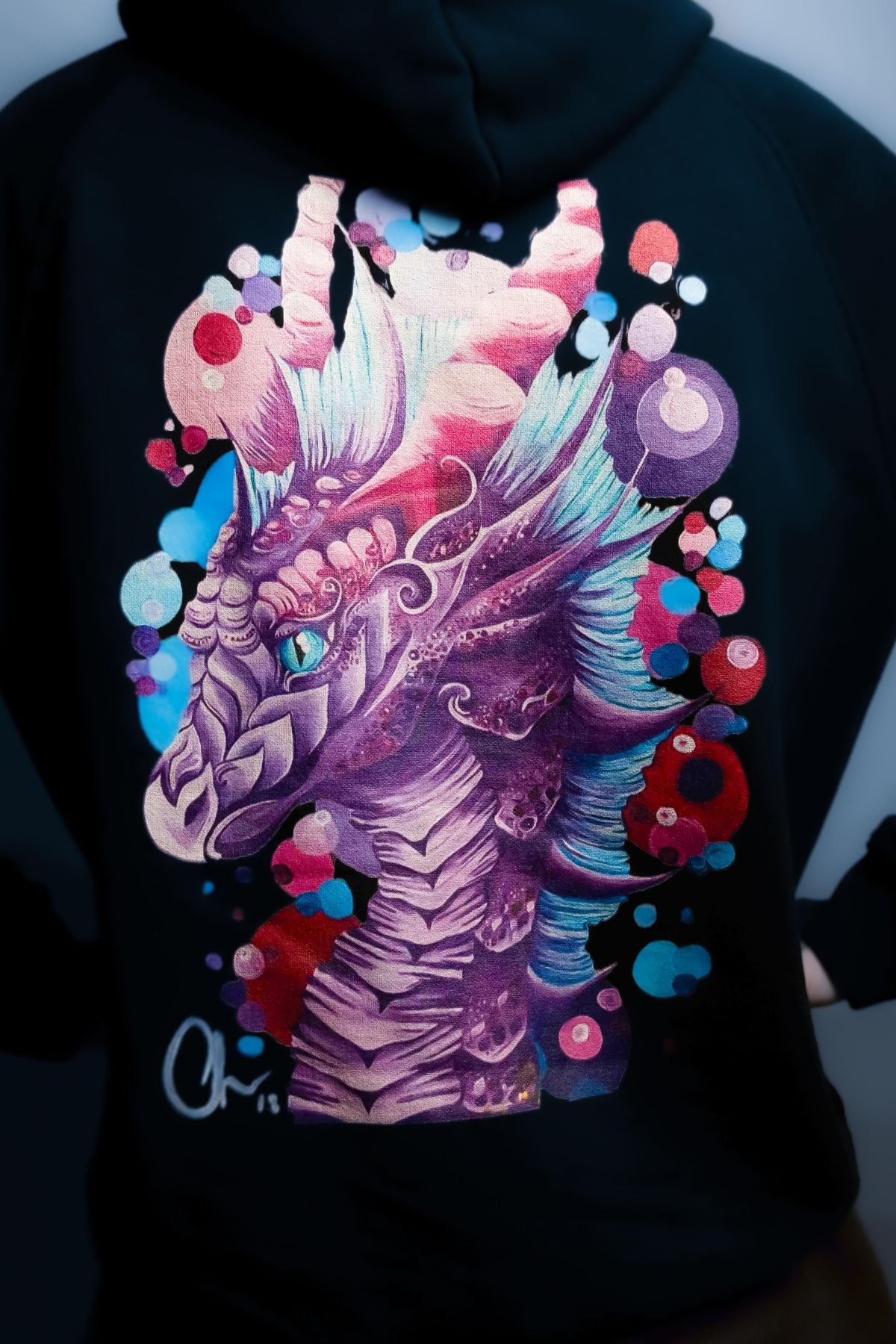 Bubble Gum Dragon Unisex Hoodie