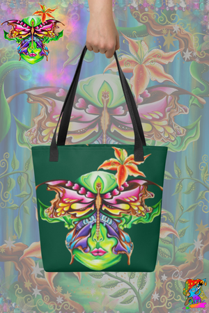 Psychedelic Fae-Pixie Tote Bag 🧚‍♀️ – Festival Ready & Enchanting