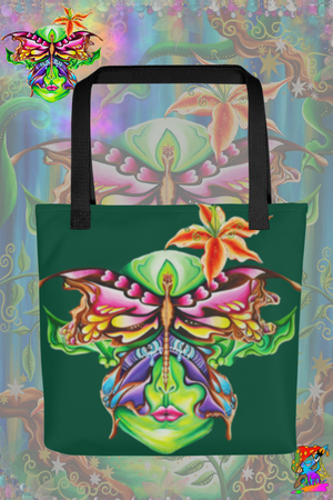 Psychedelic Fae-Pixie Tote Bag 🧚‍♀️ – Festival Ready & Enchanting