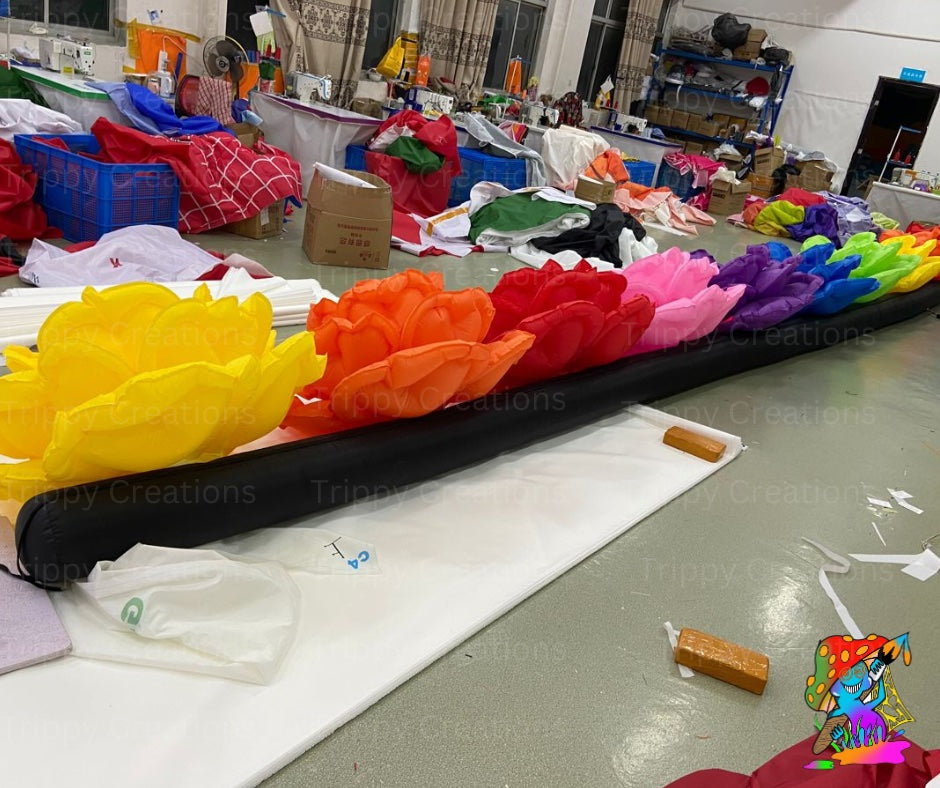 psychedelic festival decorations