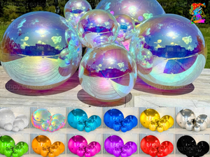 Giant Waterproof Inflatable Christmas Baubles – PVC Festive Decorations in All Sizes & Colours