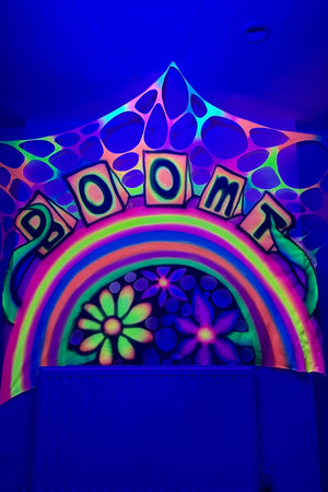 Personalised UV Rainbow Name Wall Hanging