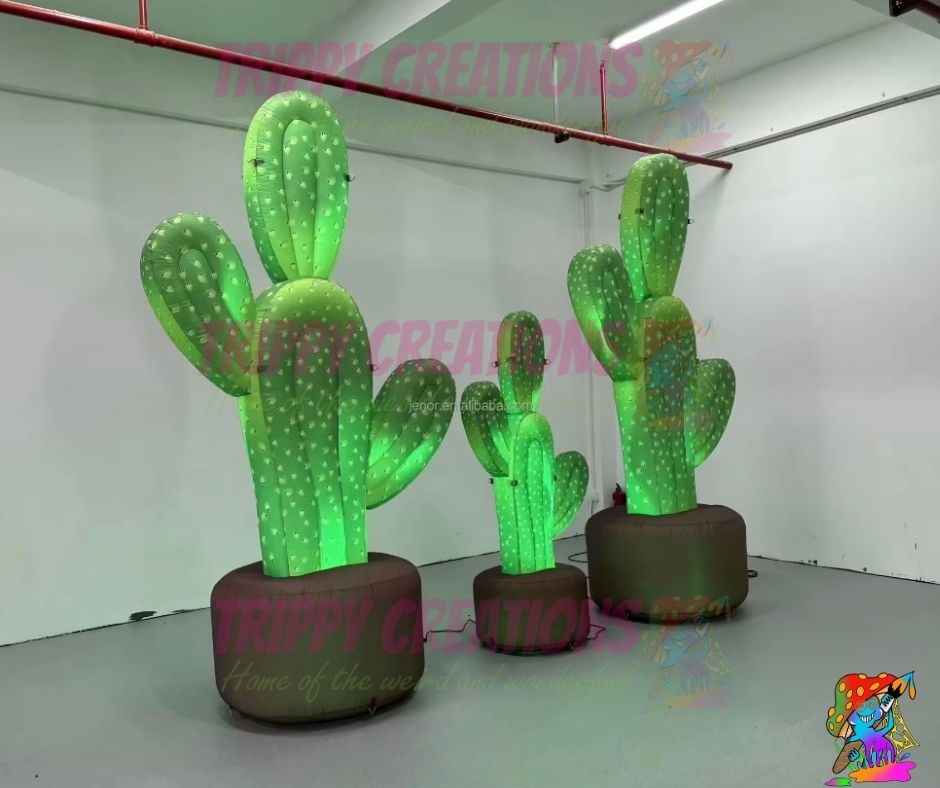 3m inflatable cactus prop for Wild West party decorations and themed events
