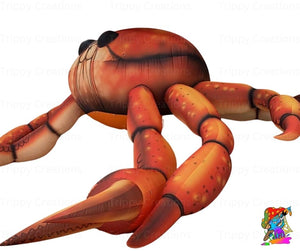 5.4m Giant Orange Inflatable Crab – Bold Statement Piece for Large Events
