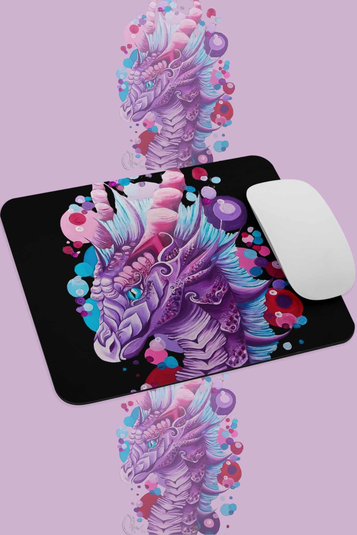 Bubble Gum Dragon Mouse pad