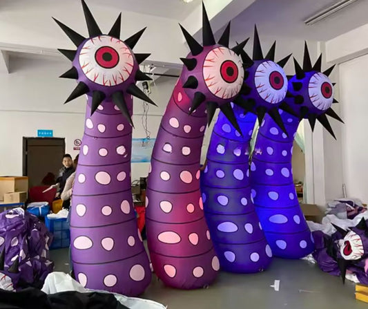 LED Inflatable Eye Monster Decoration