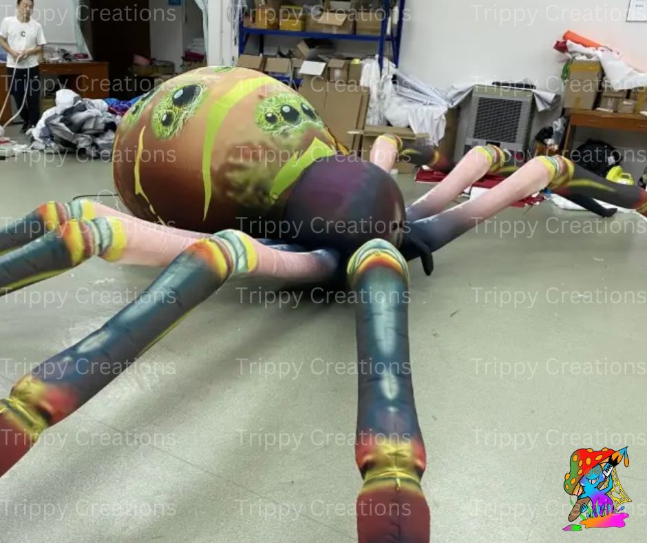 Realistic Halloween Spider |  Inflatable Decoration For Large Events And Parties