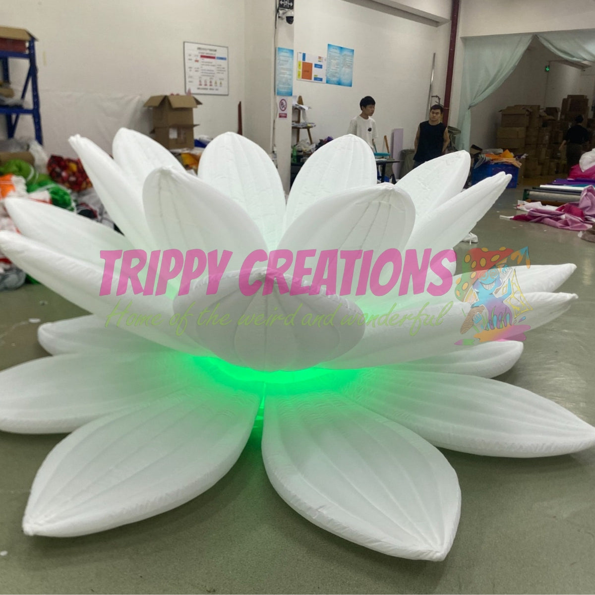 Giant Illuminated Lotus Flower Inflatable – Show-Stopping Event Decoration
