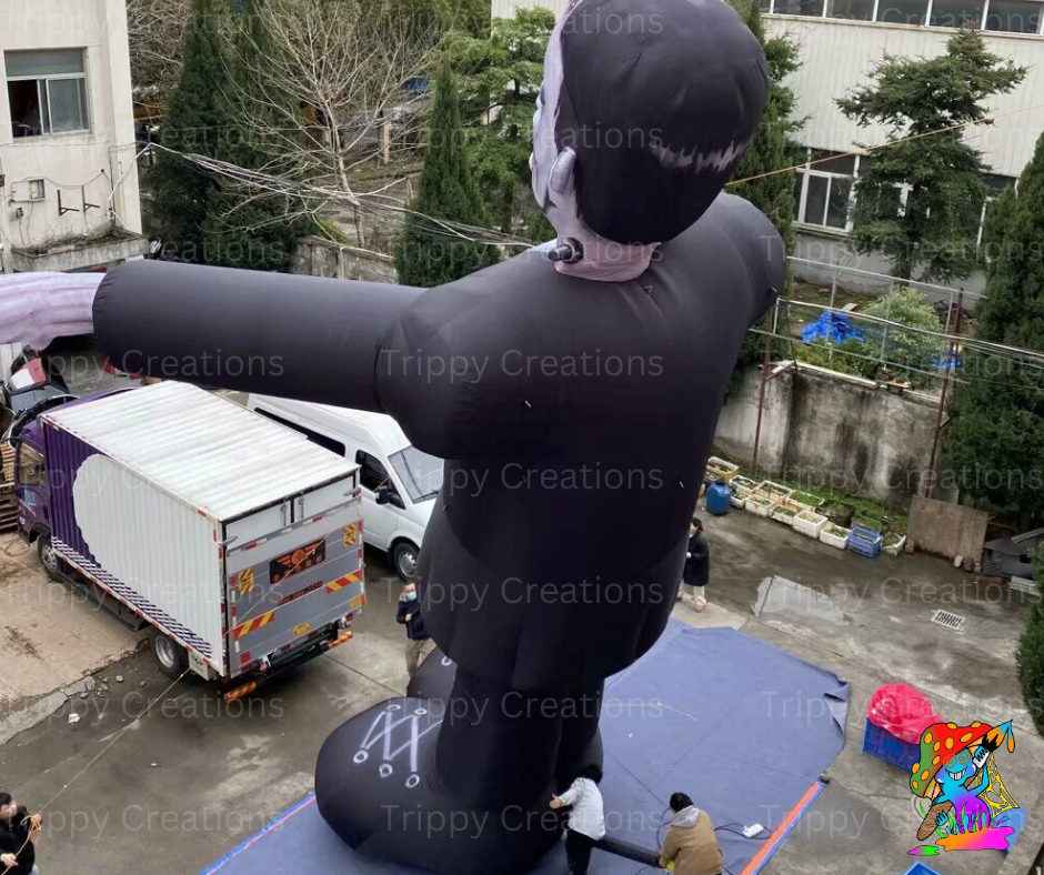 Huge outdoor Halloween inflatable zombie ghost for themed venues