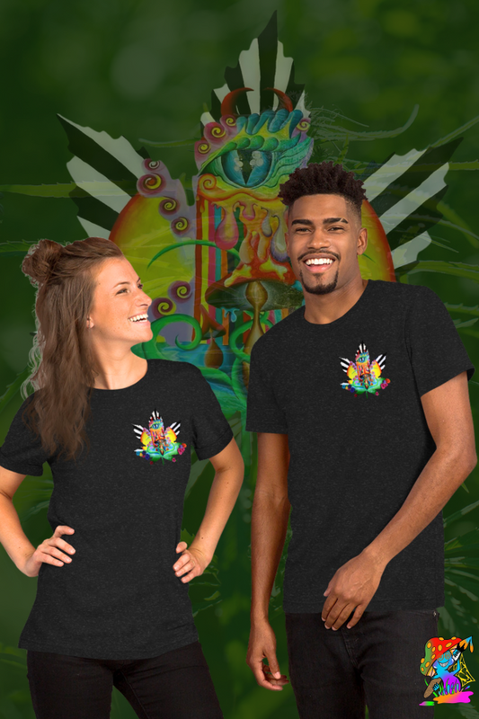 Unisex Psychedelic Hemp Leaf T-shirt